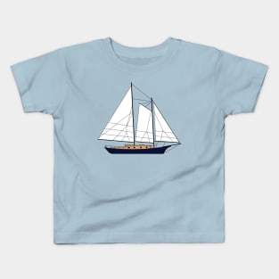 Atkin Schooner "Little Maid of Kent" Kids T-Shirt